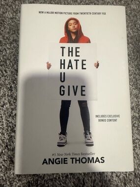 The Hate U Give by Angie Thomas - White Cover